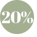 På Väggen 20%