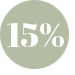 15% discount