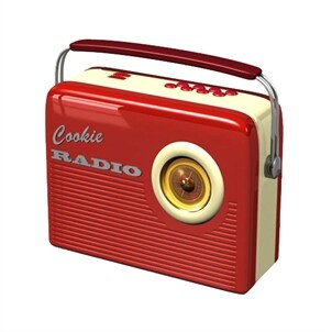 Plåtburk Radio Röd