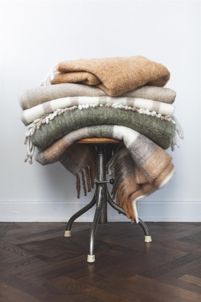 Pläd Morgan Beige