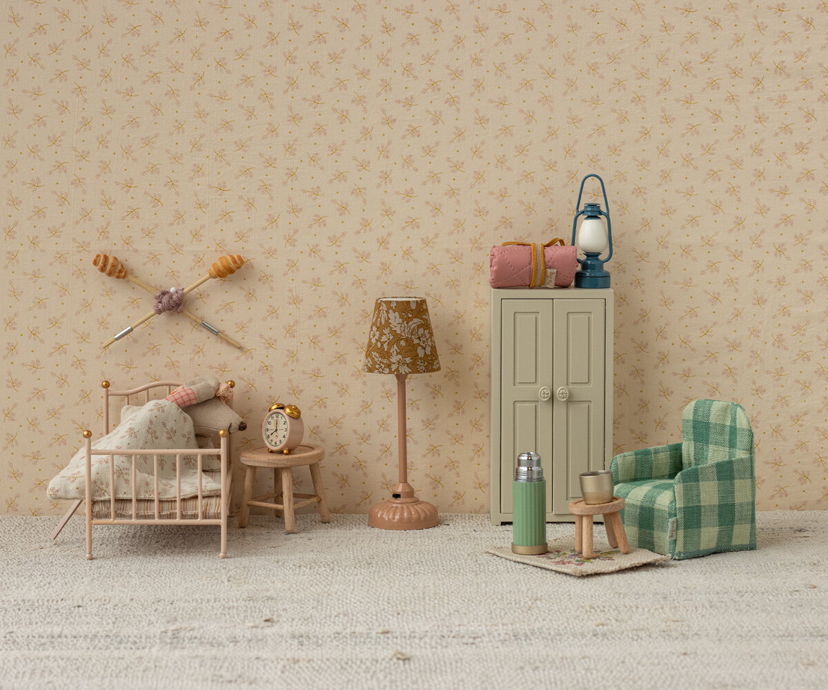 Miniatyr Väckarklocka Rosa