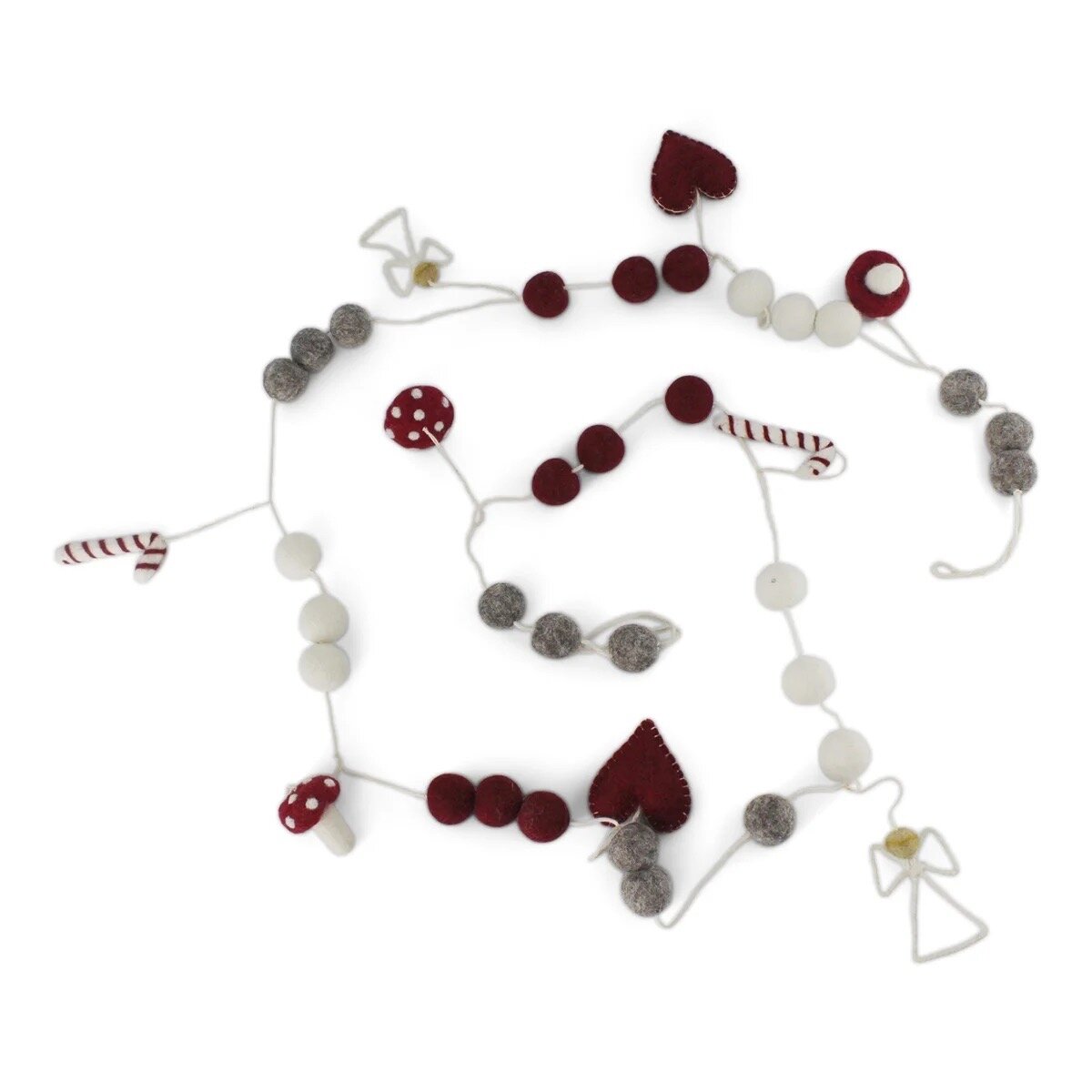 Girlang m. Tovade Ornament Jul
