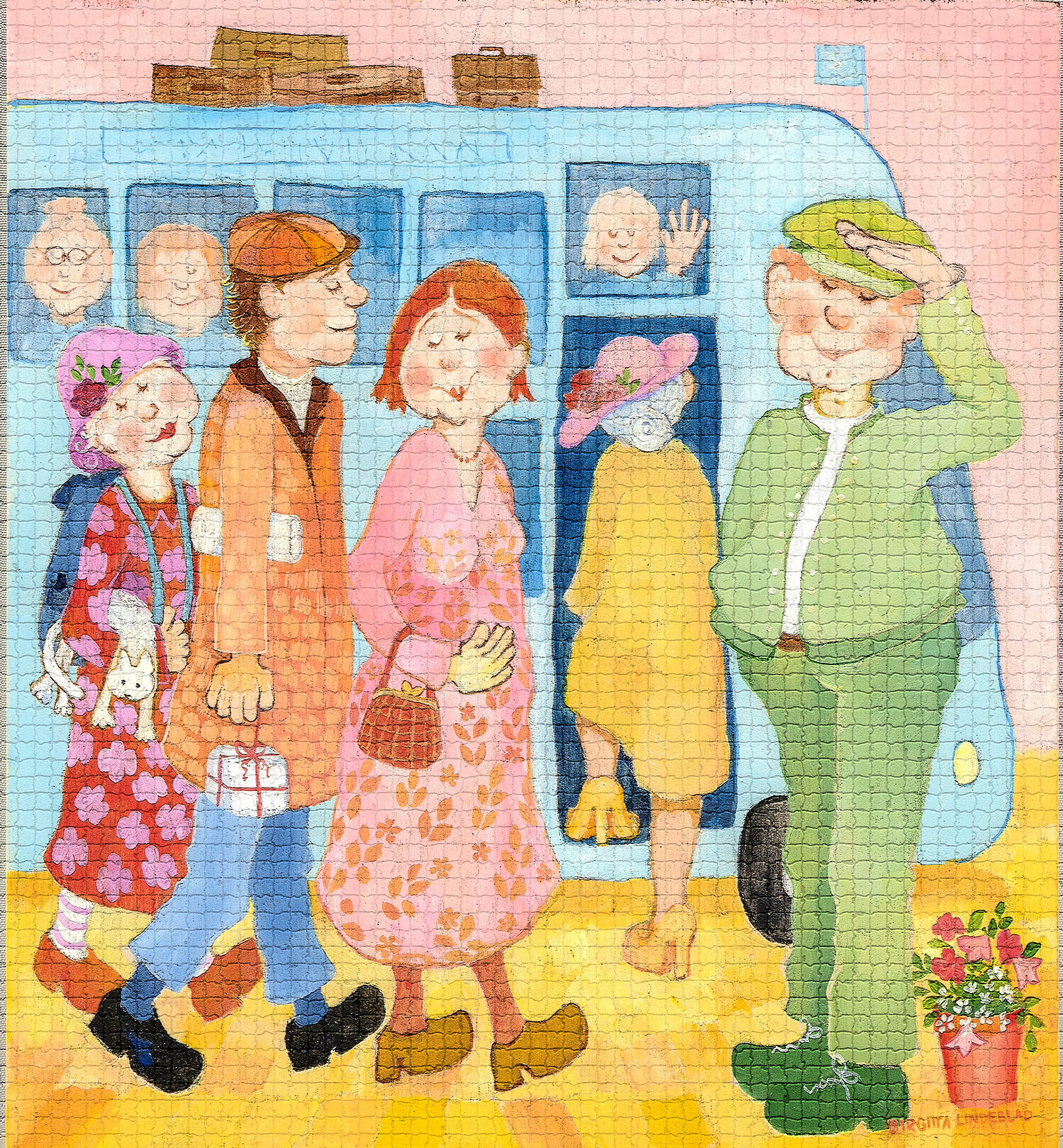 Disktrasa Bussresan Birgitta Lindeblad