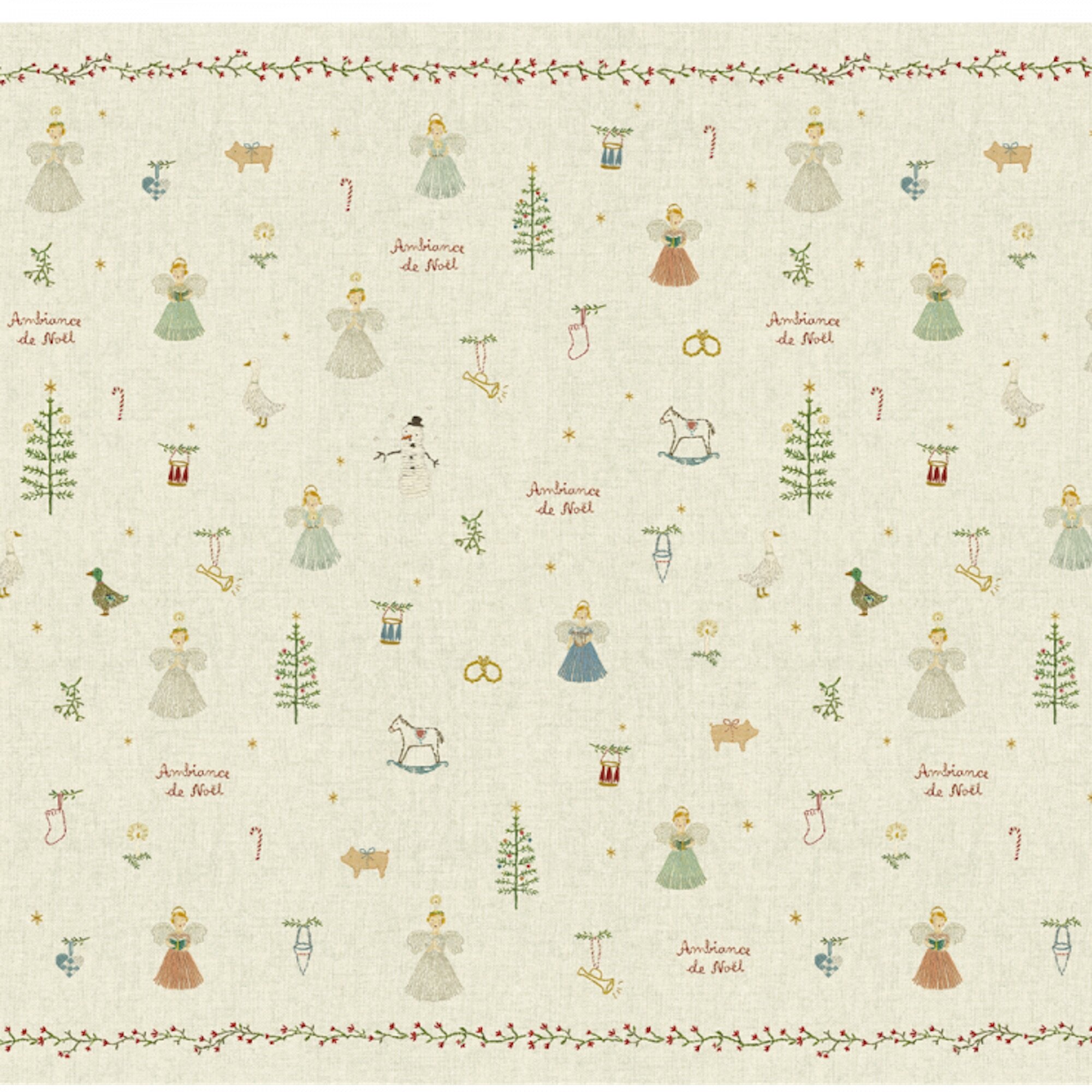 Presentpapper Ambiance de Noël