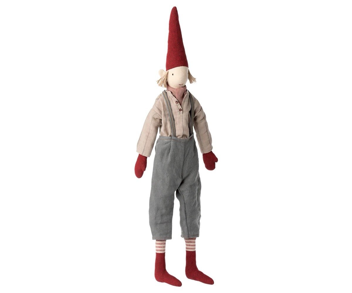 Tomte Pixy Size 4 Kille Byxor & Hängslen