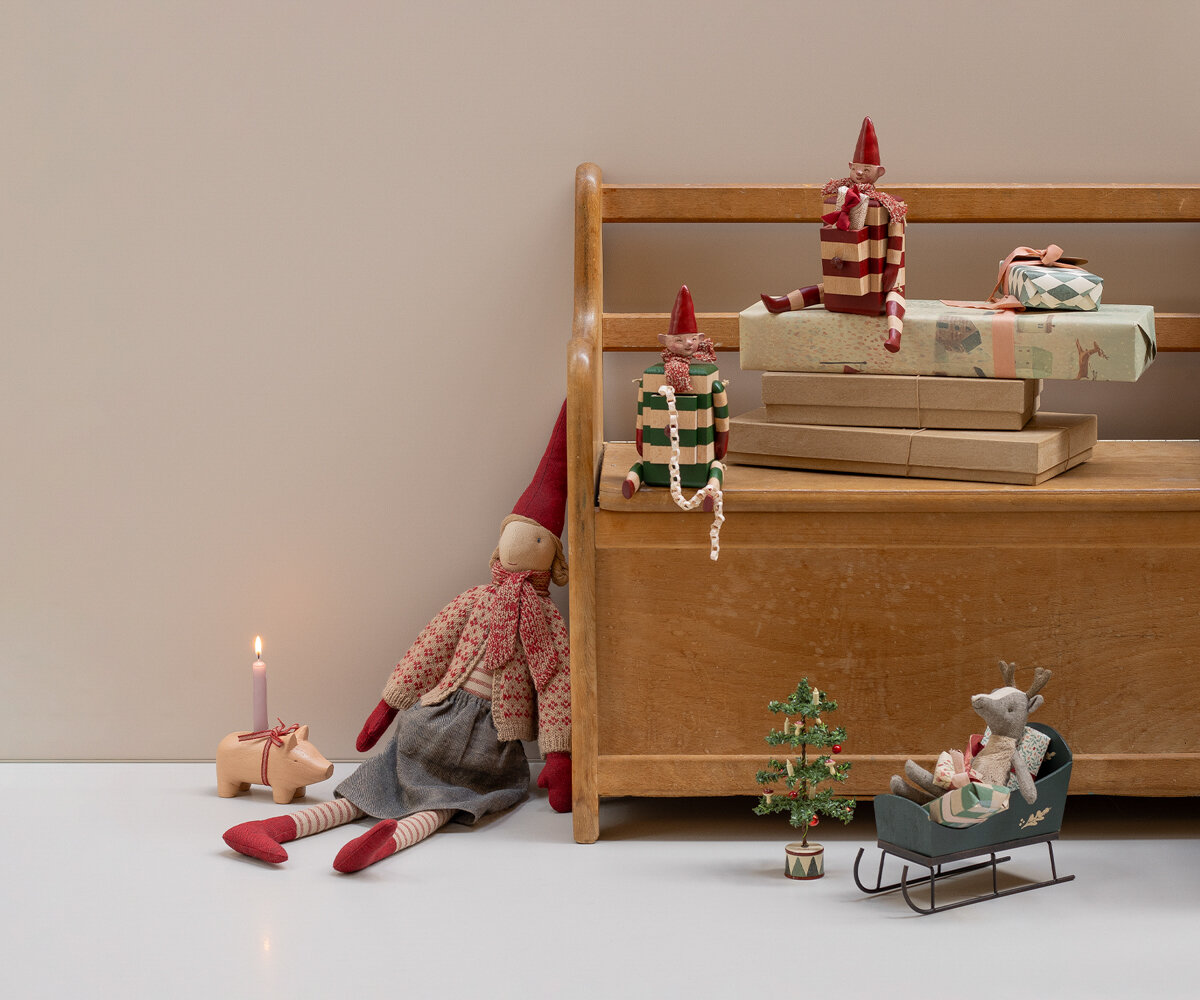 Tomte Pixy Size 4 Tjej Stickad Kofta