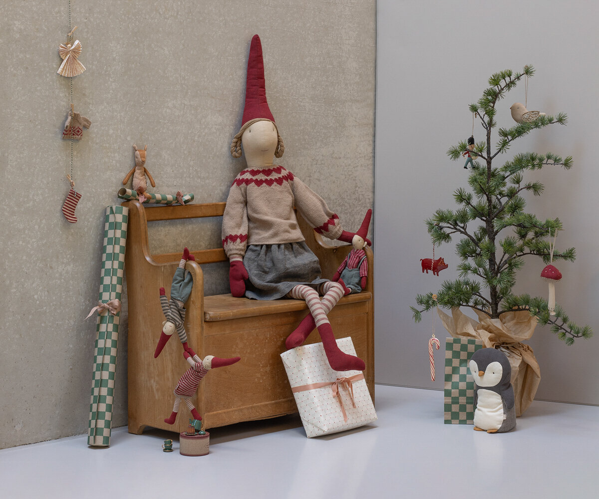 Tomte Pixy Size 6 Tjej Stickad Tröja