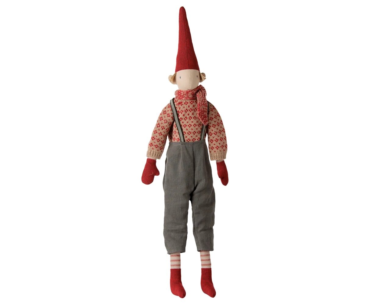 Tomte Pixy Size 4 Pojke Stickad Tröja