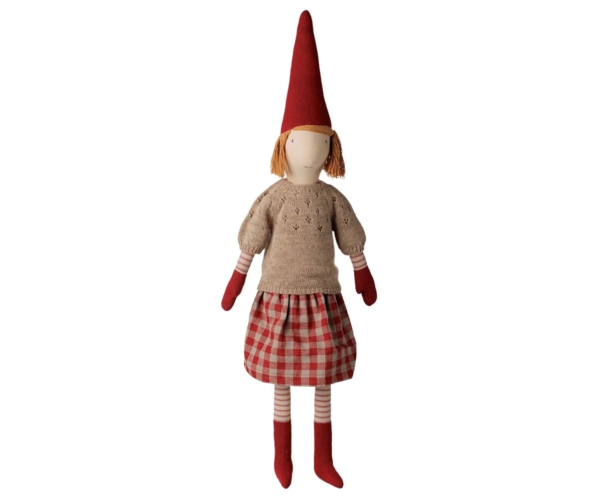 Tomte Pixy Size 5 Tjej Stickad Tröja