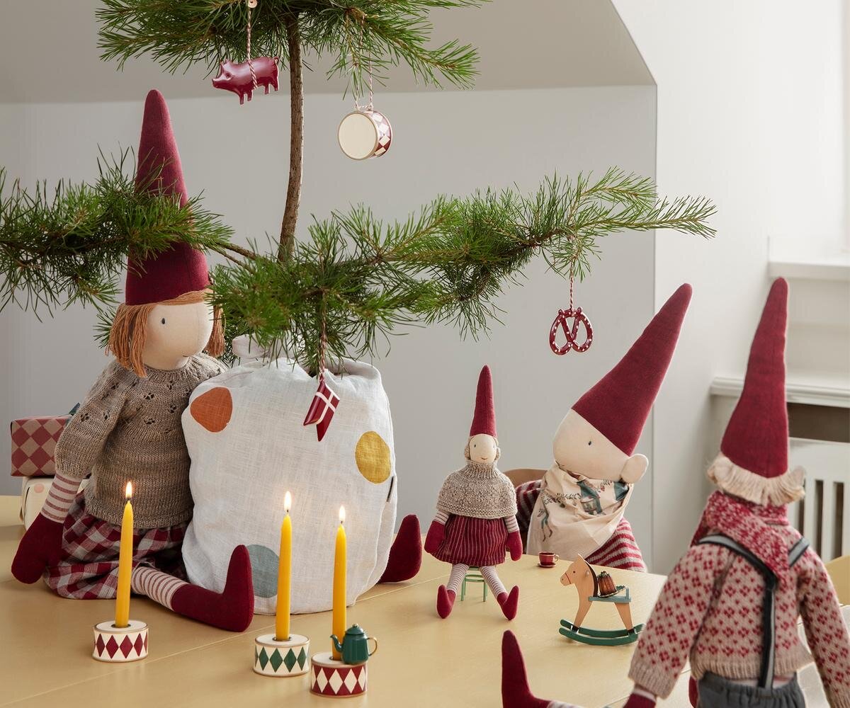 Tomte Pixy Size 5 Tjej Stickad Tröja