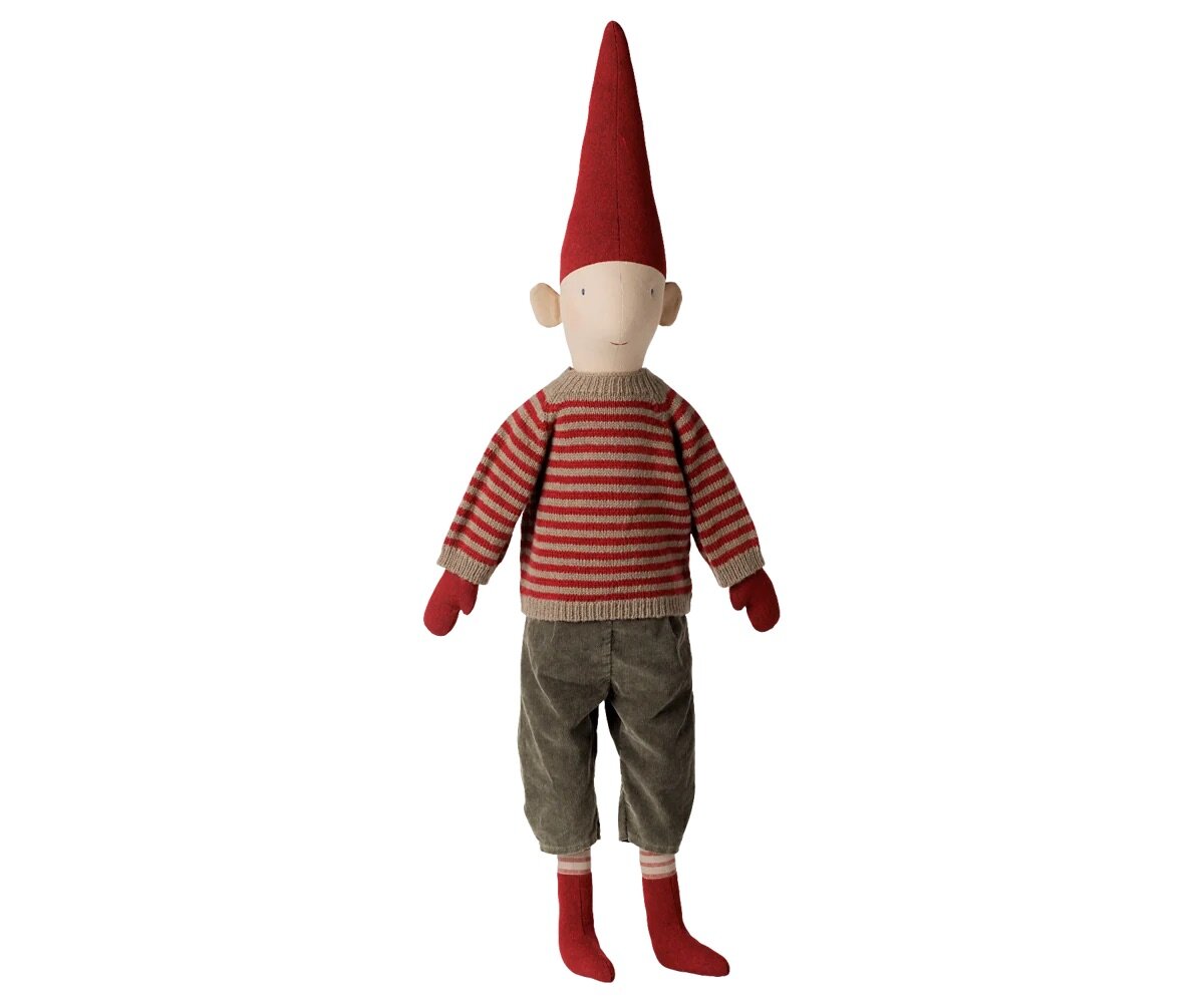 Tomte Pixy Size 5 Pojke Randig Stickad Tröja