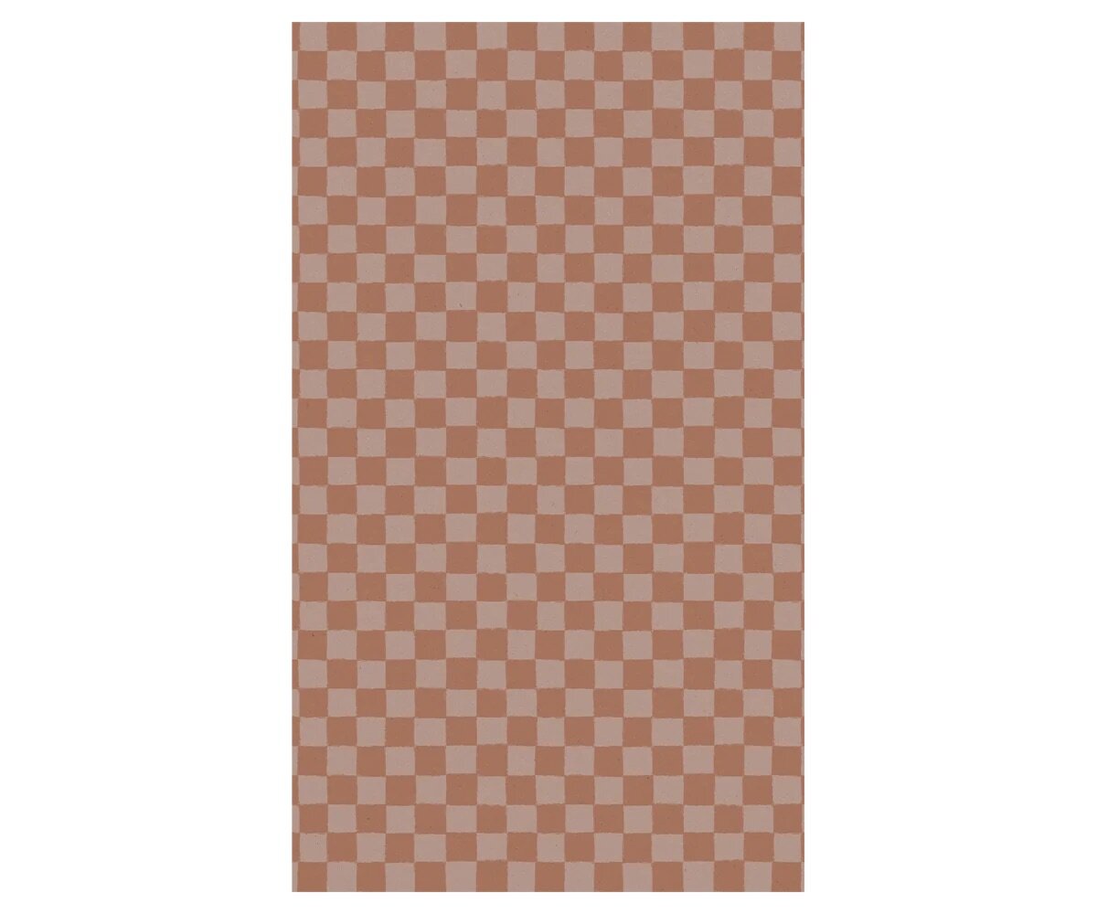 Presentpapper Rutig Vintage Rosa