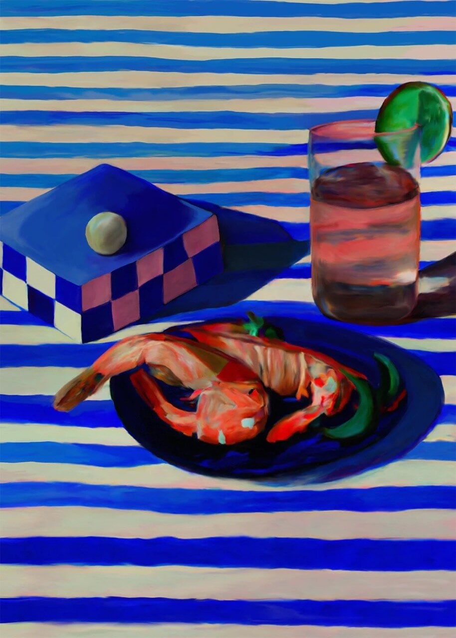 Poster Shrimp & Stripes