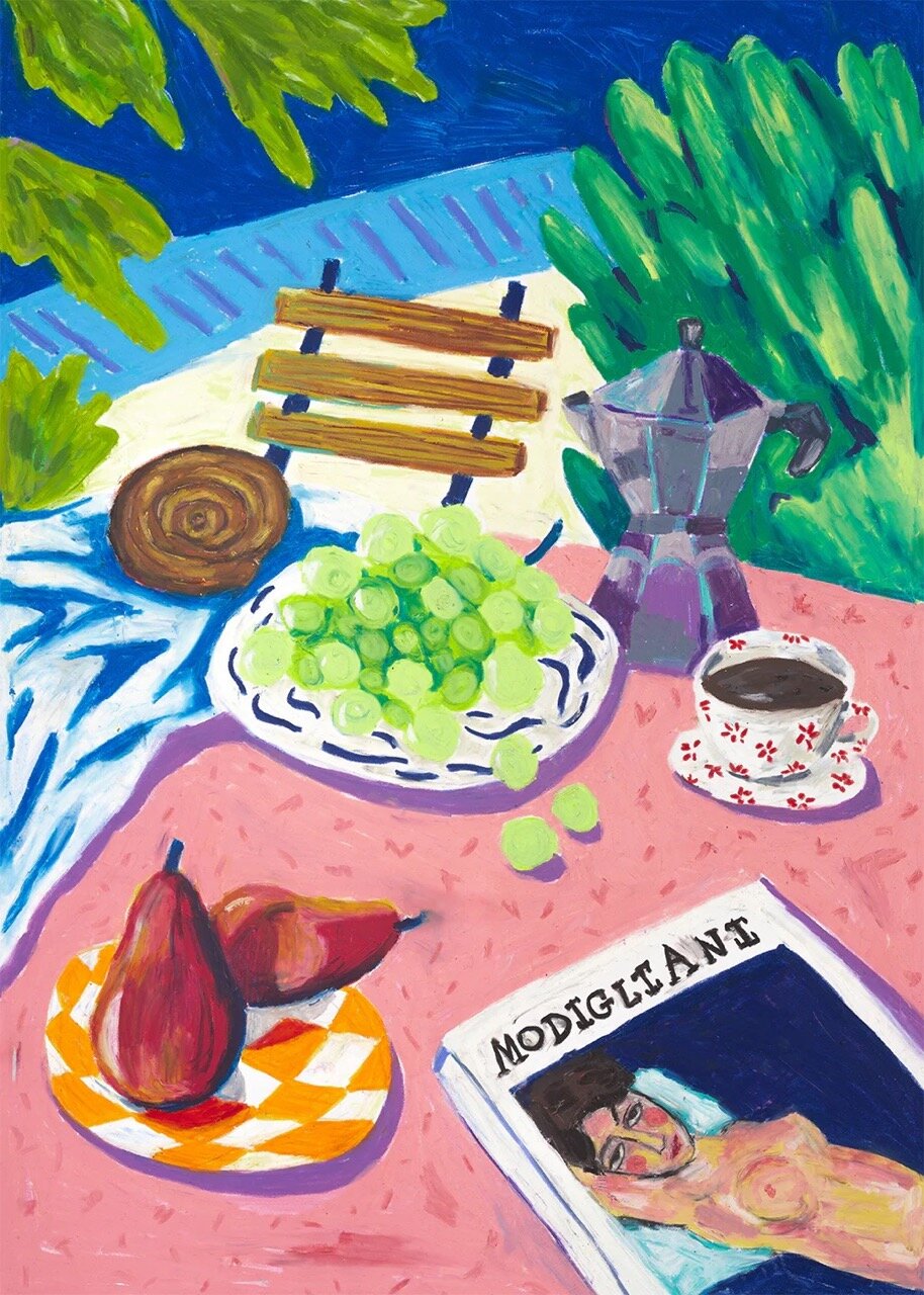 Poster Modigliani in the Garden