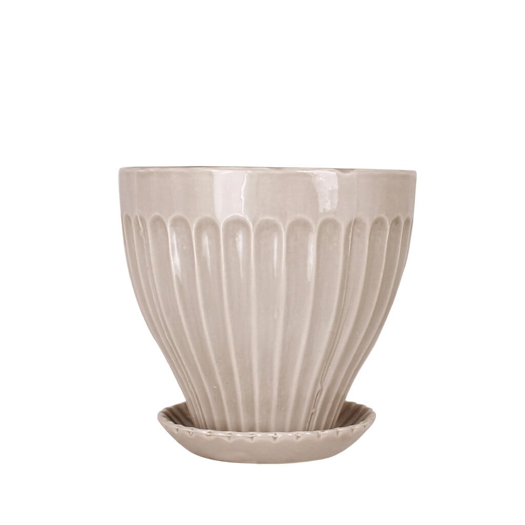 Kruka Anna 21 cm Beige