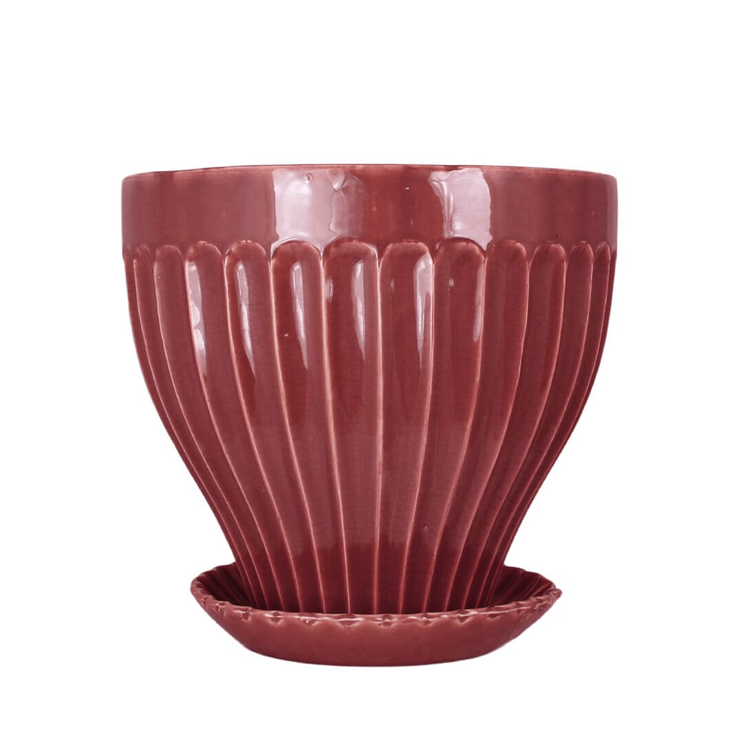 Kruka Anna 25 cm Burgundy