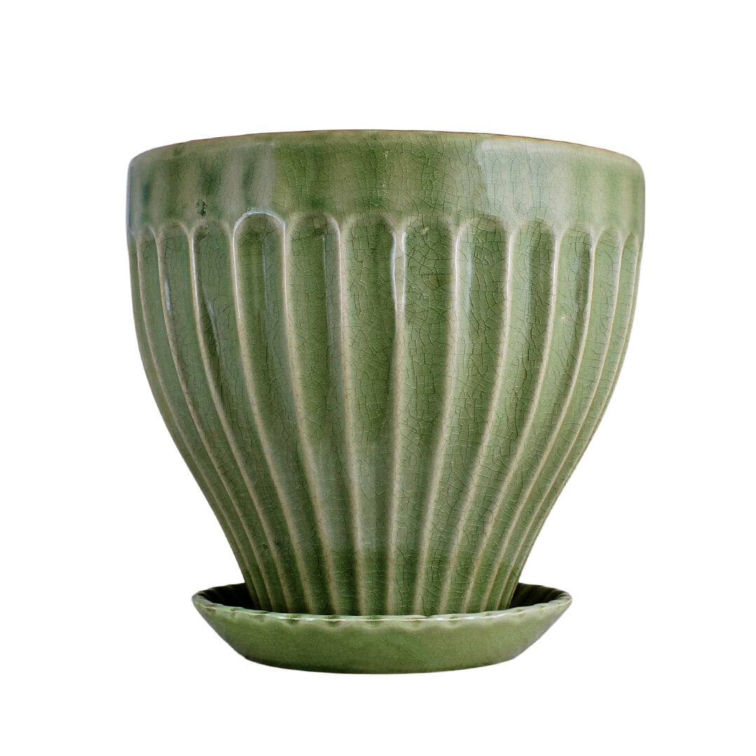 Kruka Anna 25 cm Mörkgrön