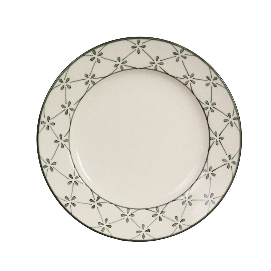 Assiett Marion Klöver Grön