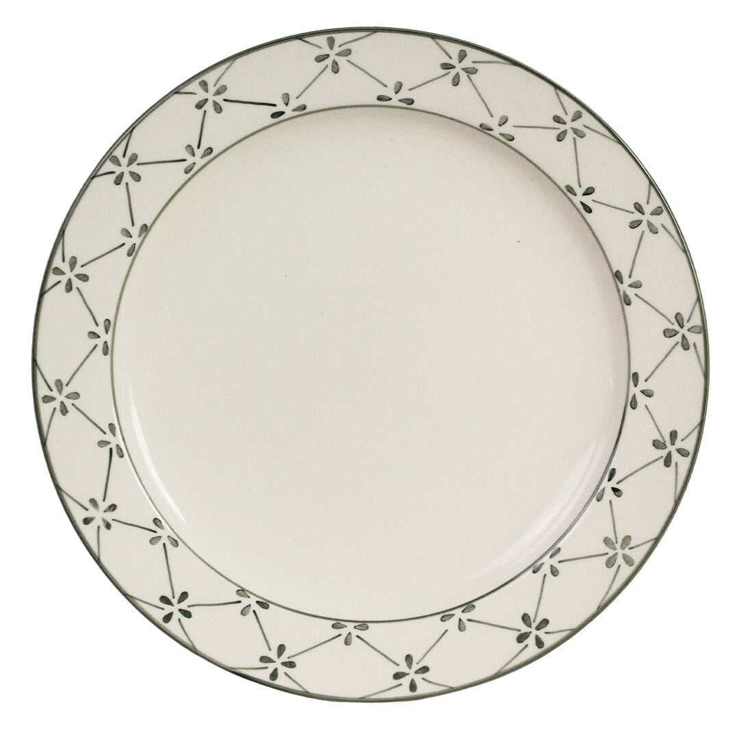 Tallrik Marion Klöver Grön