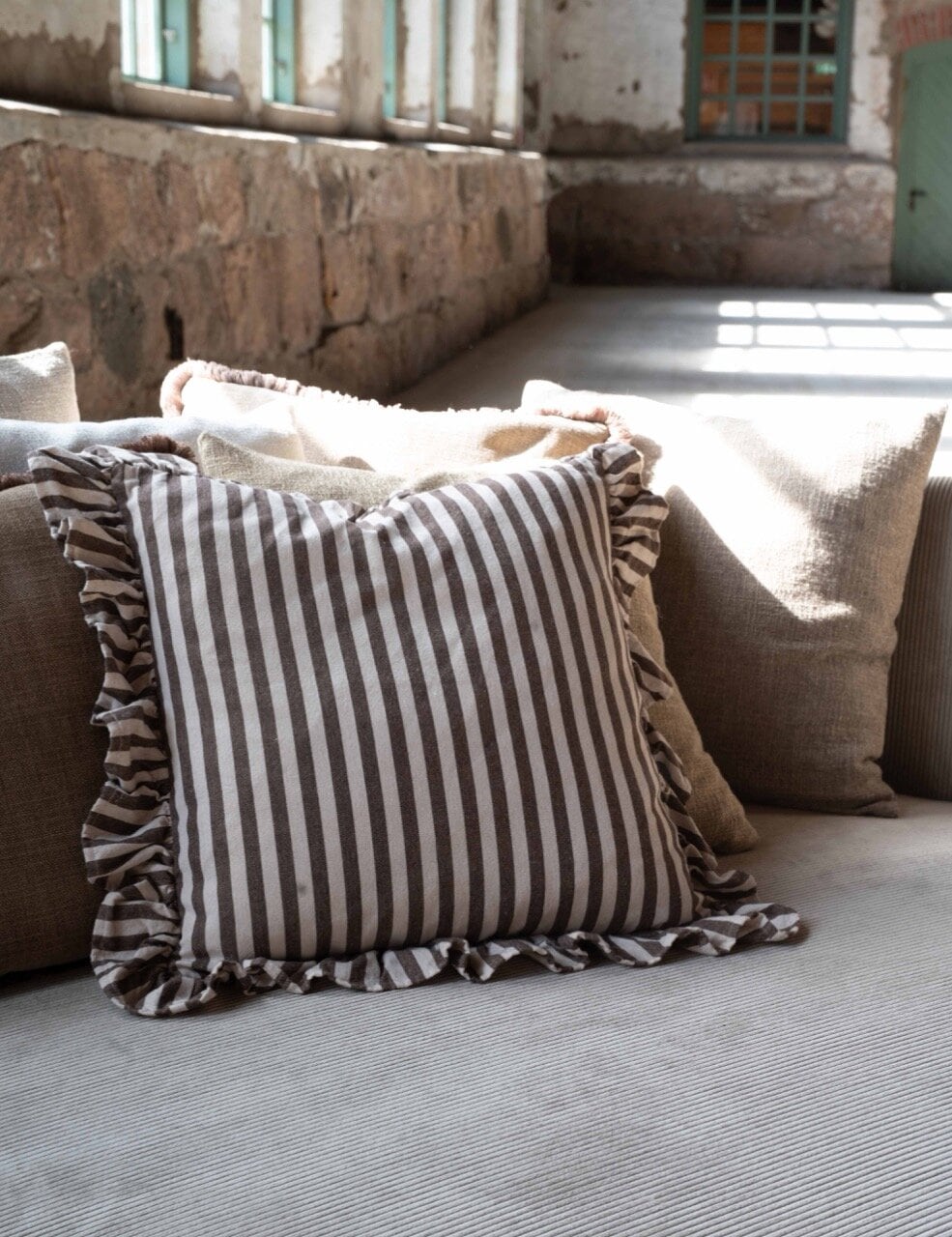 Kuddfodral Svea Cognac