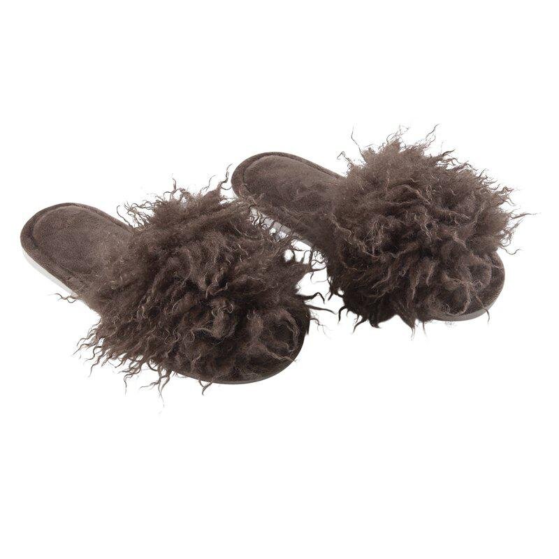 Tofflor Curly Brun Medium