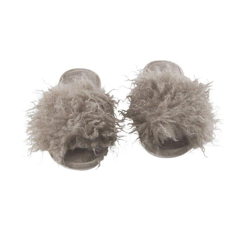Tofflor Curly Sand Large