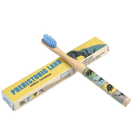 Tandborste Bambu Dinosaurie