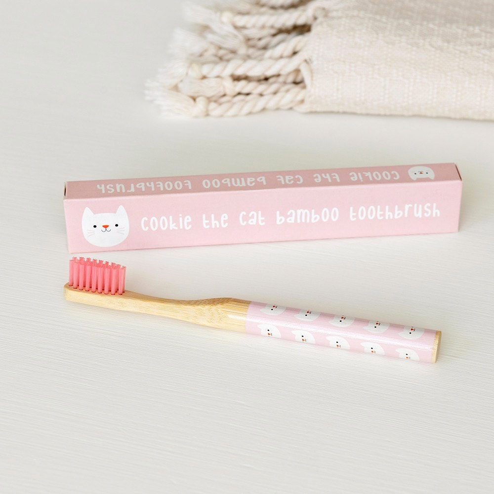 Tandborste Bambu Katt