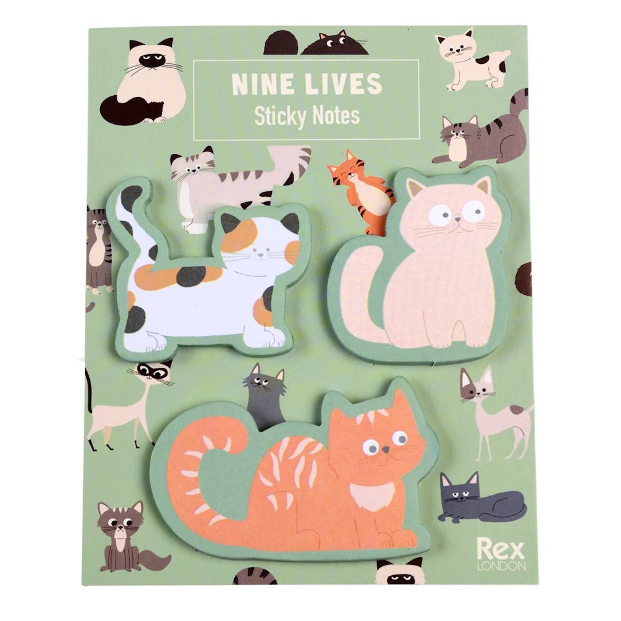 Post-It Katter Nine Lives