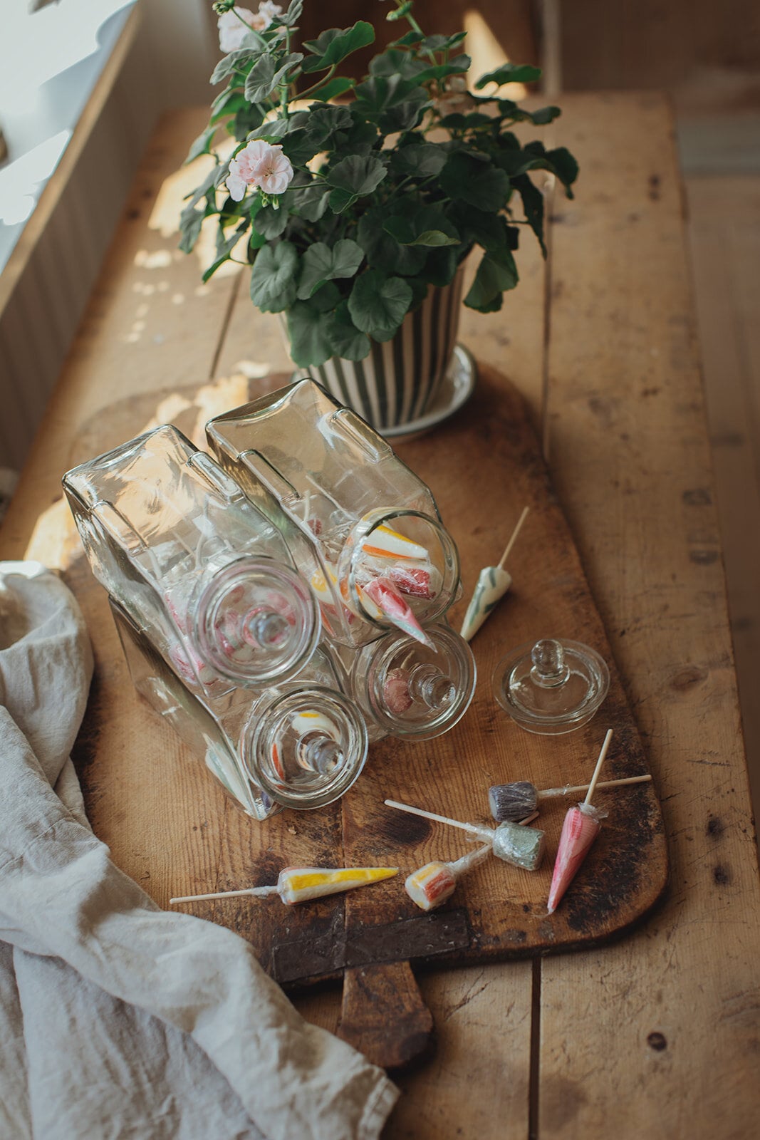 Glasburk Liggande m. Lock Liten
