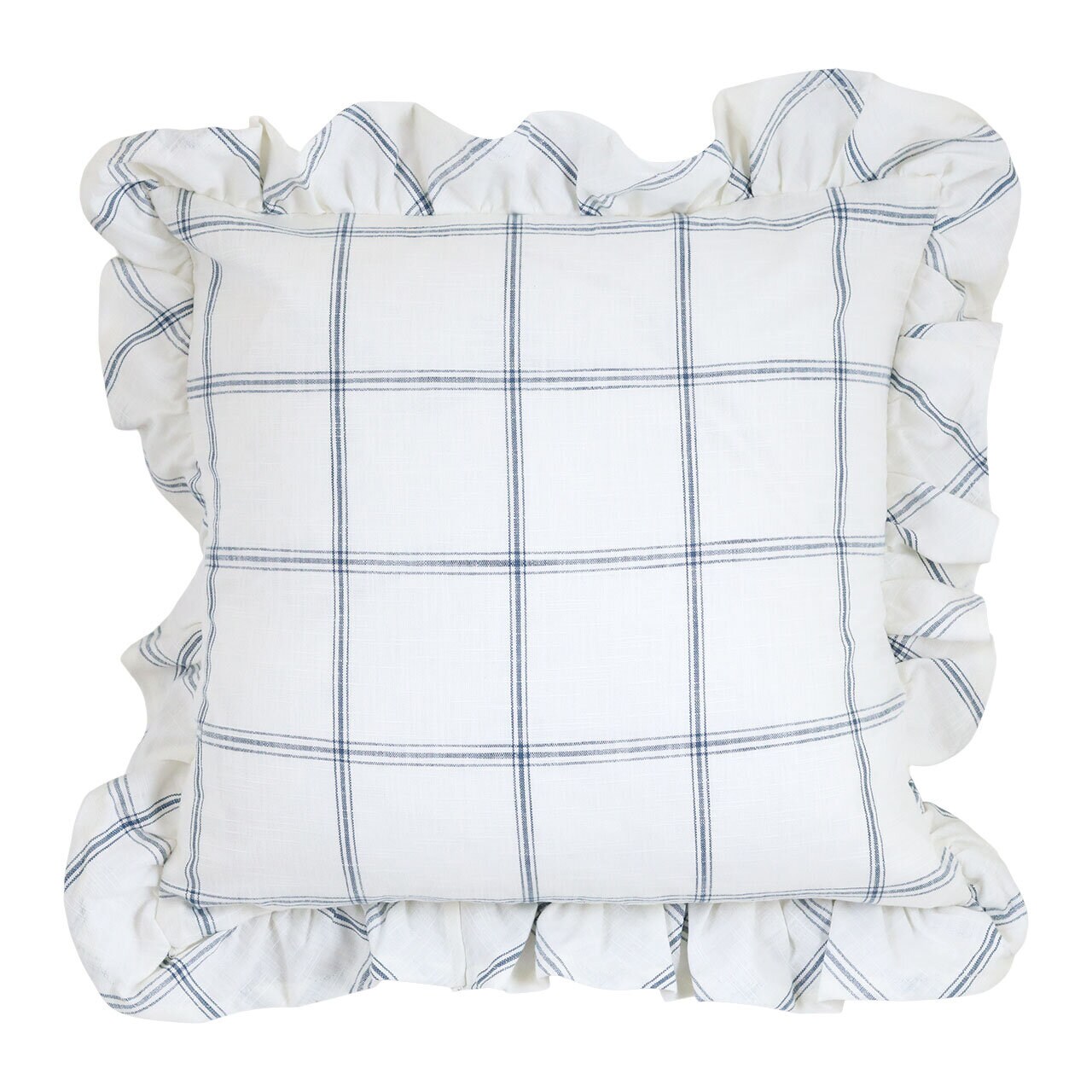 Kuddfodral Alma 45 x 45 Vit/Blå