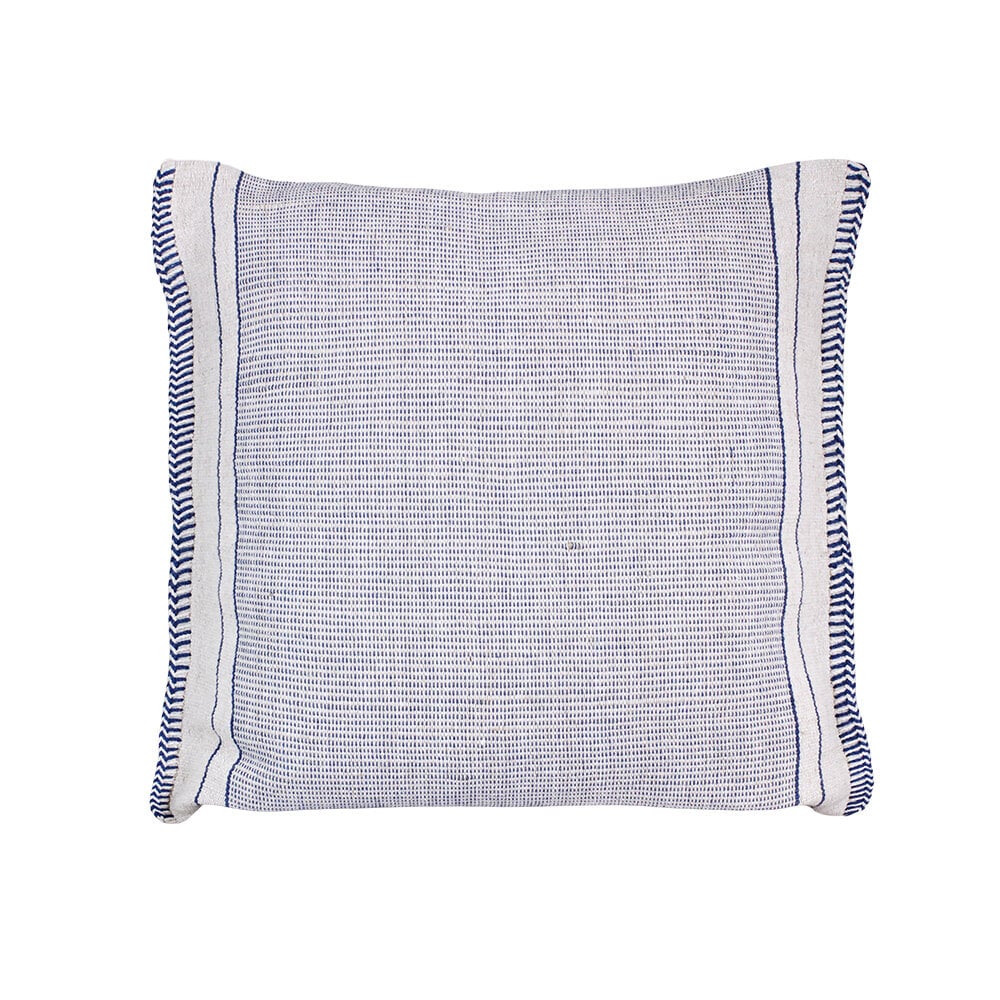 Kuddfodral Bovik 50 x 50 Blå/Offwhite