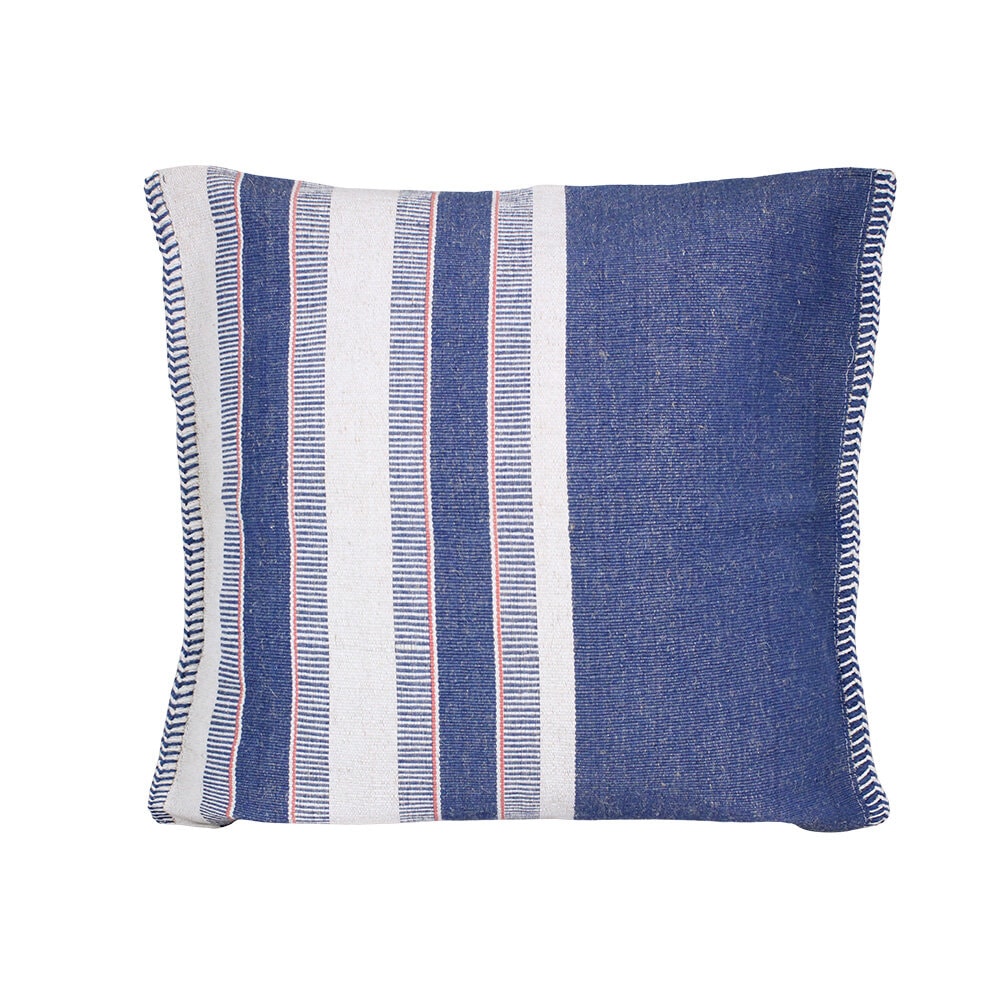 Kuddfodral Timmervik 50 x 50 Blå/Offwhite