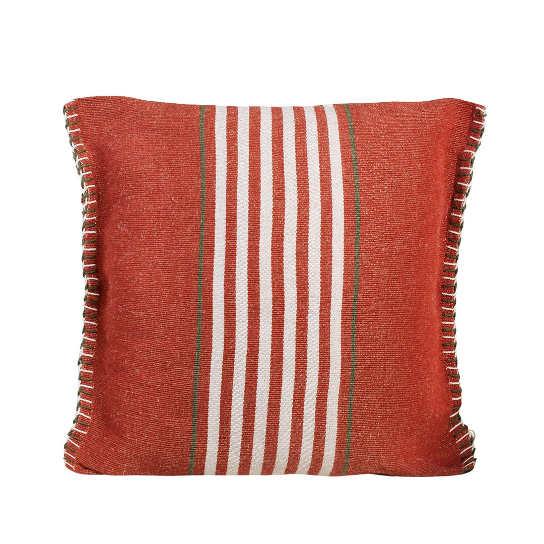 Kuddfodral Finnveden 50 x 50 Röd/Offwhite
