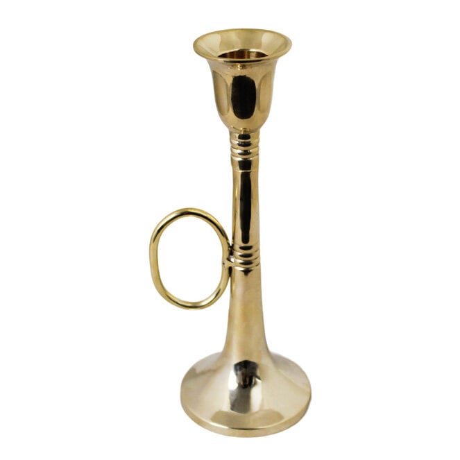 Ljusstake Trumpet Mässing Hög