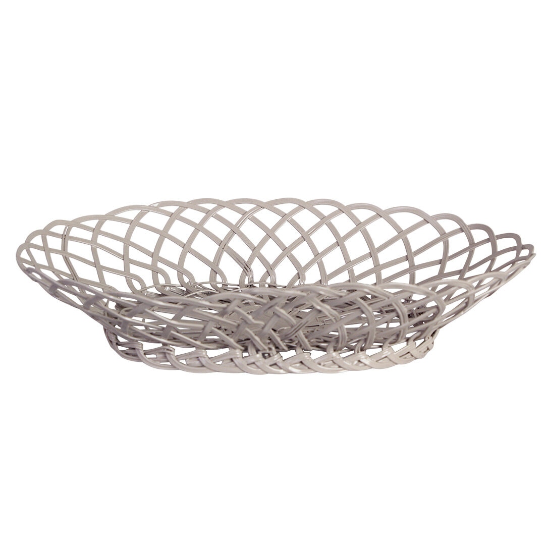 Trådkorg Hildur Oval Beige Stor