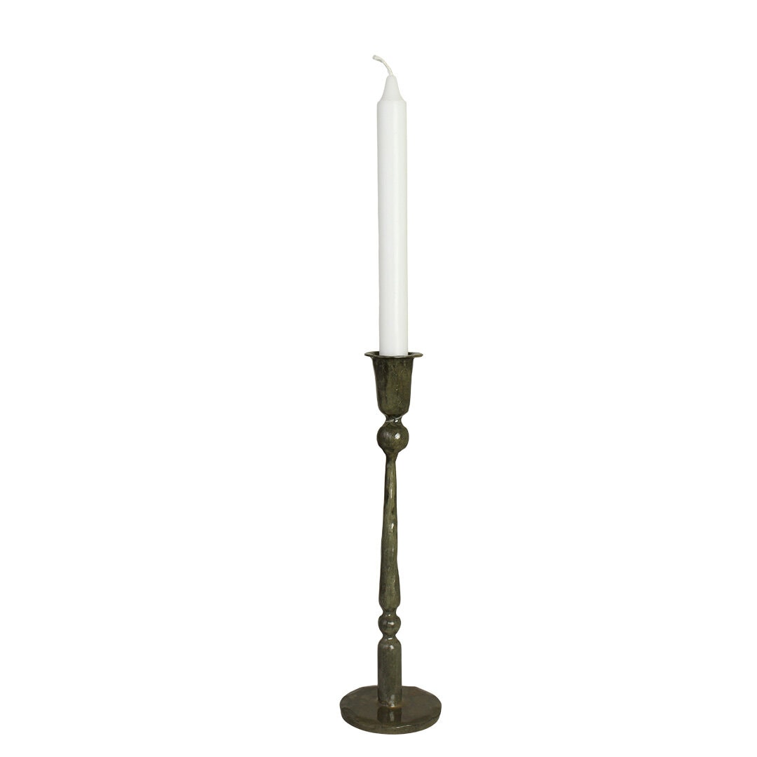 Ljusstake Meja Olivgrön 28 cm