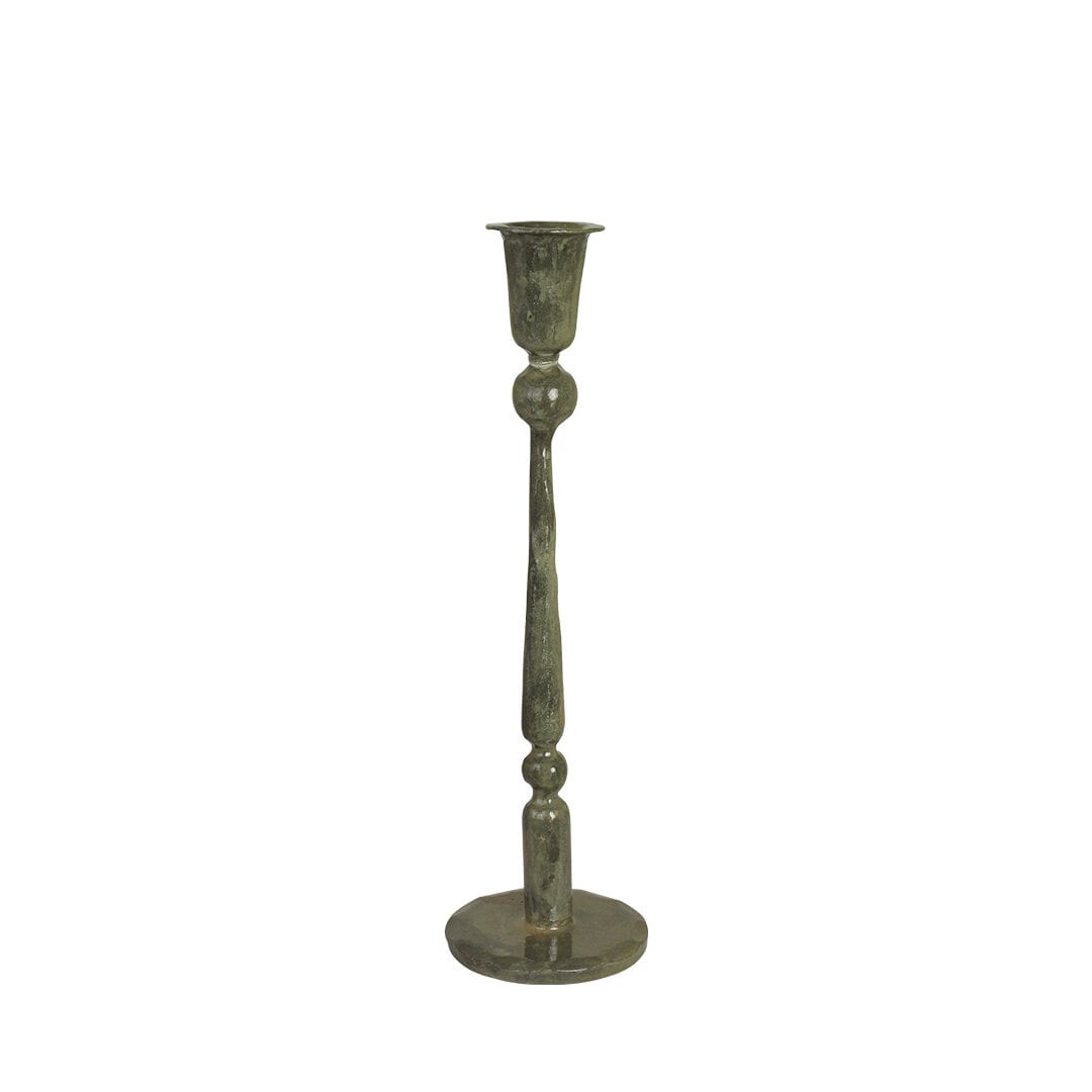 Ljusstake Meja Olivgrön 28 cm