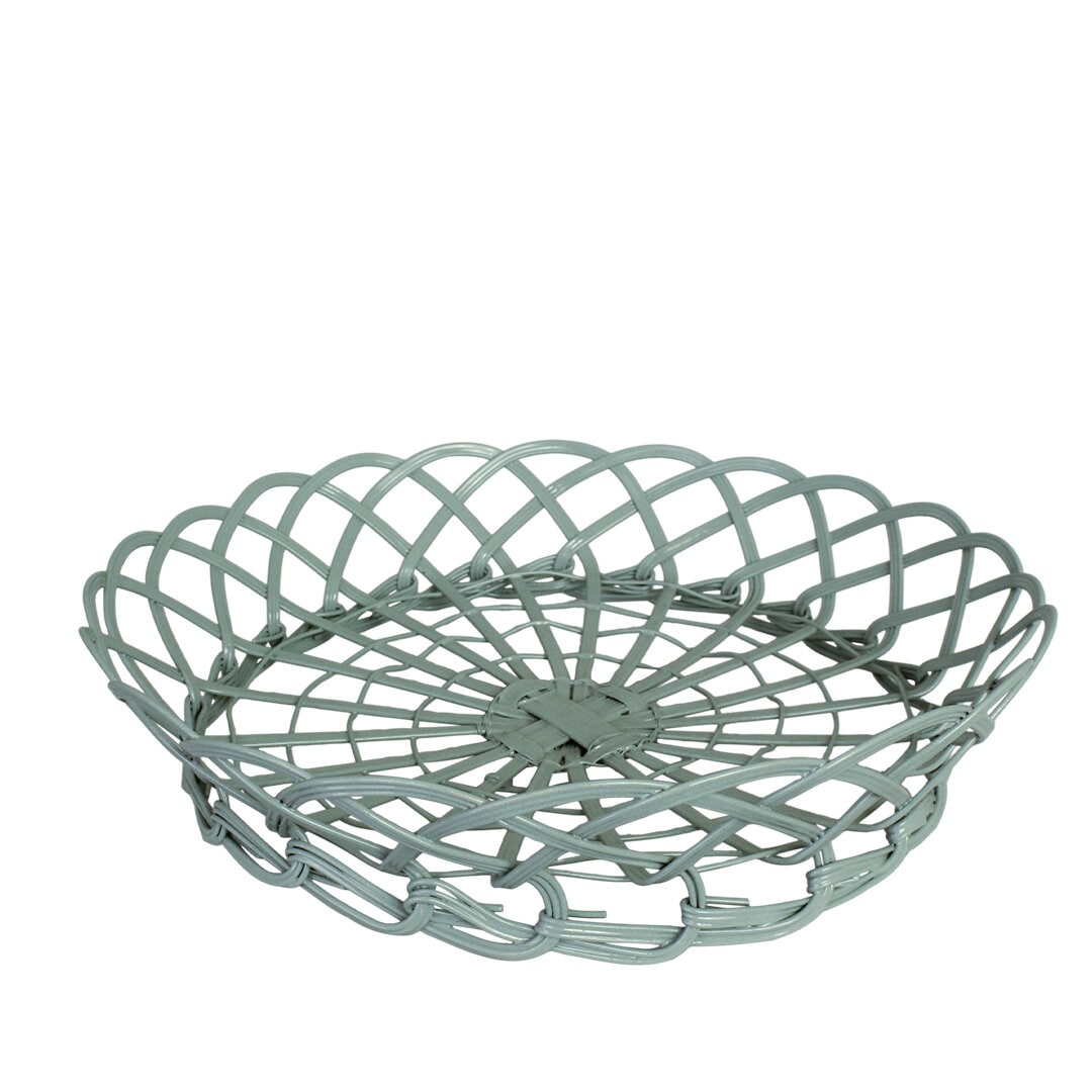 Trådkorg Hildur Rund Grön