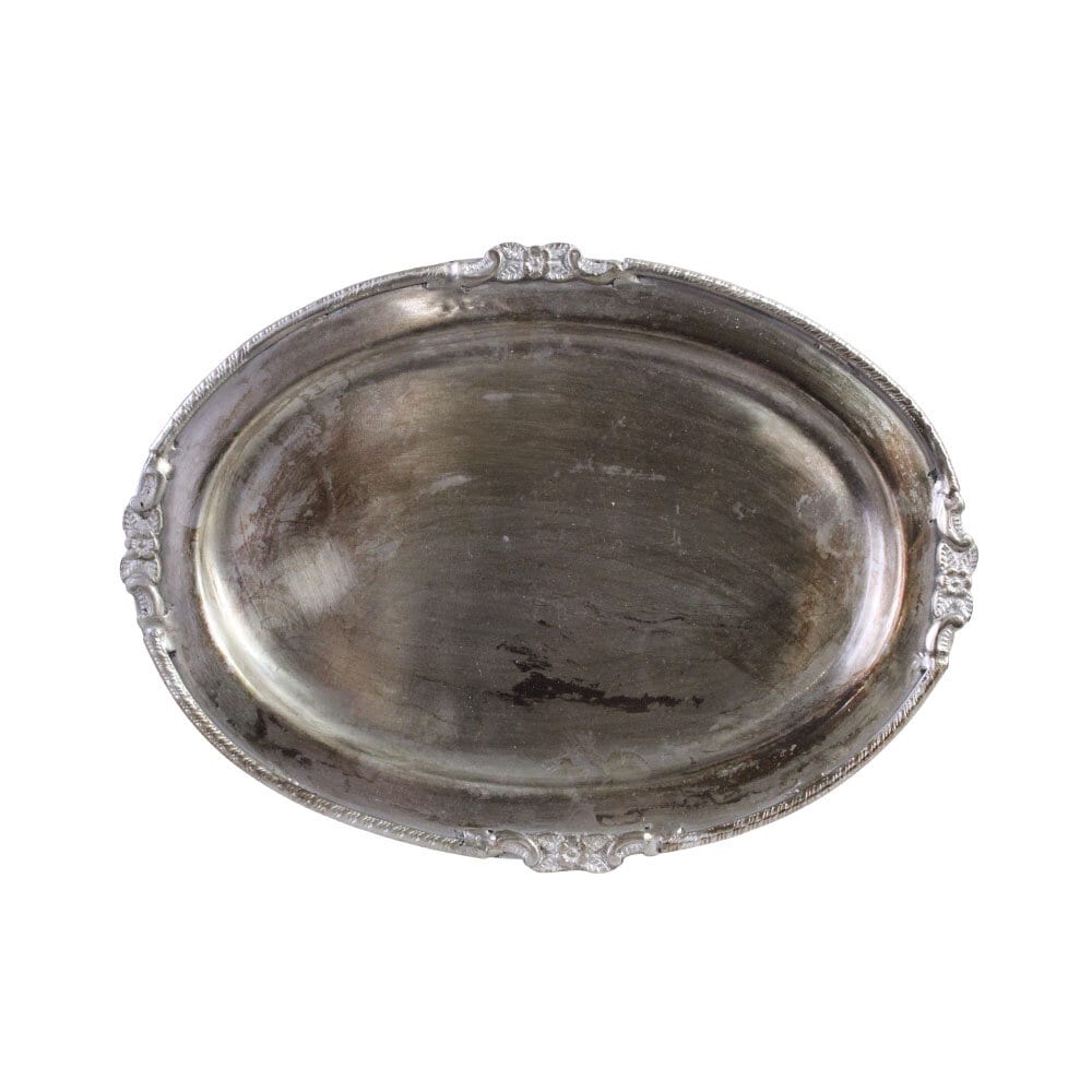 Fat Hilma Oval Antik Silver Liten