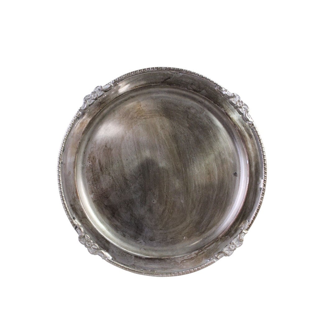 Fat Hilma Rund Antik Silver