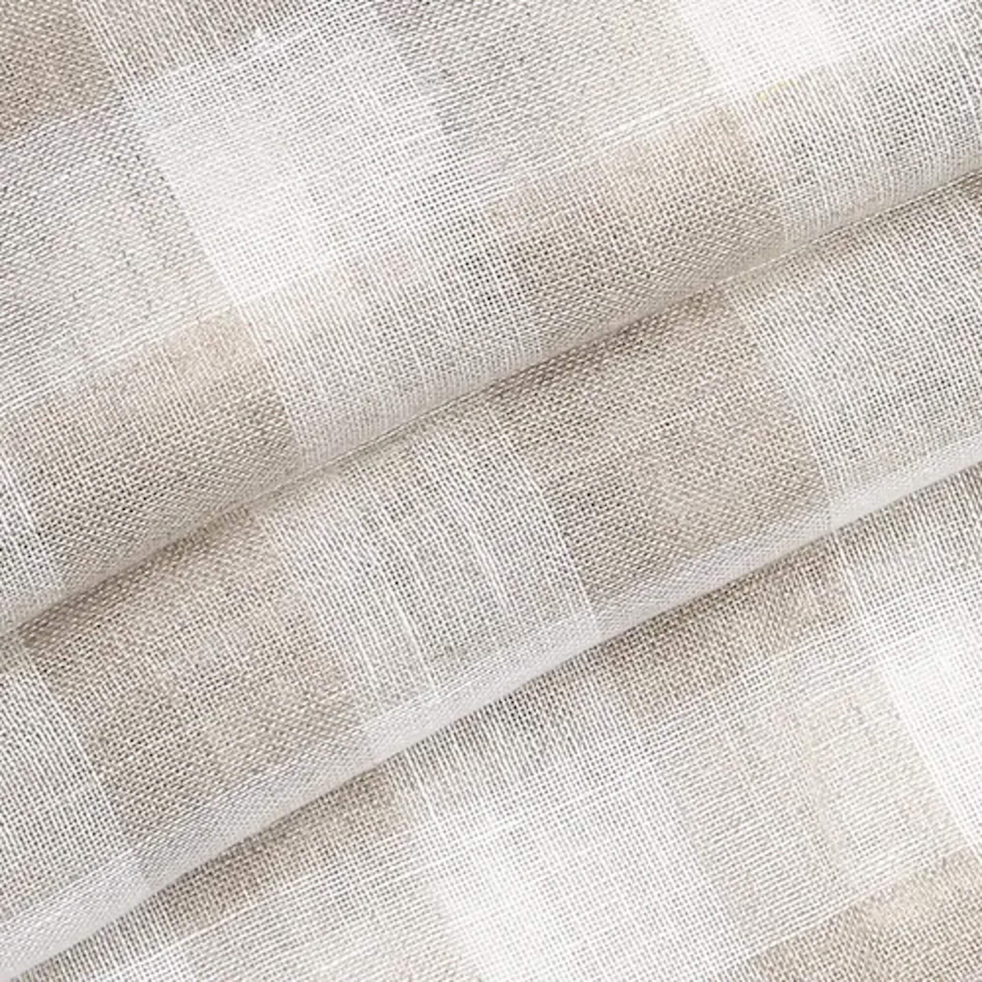 Tyg Lisen Metervara Linne/Offwhite