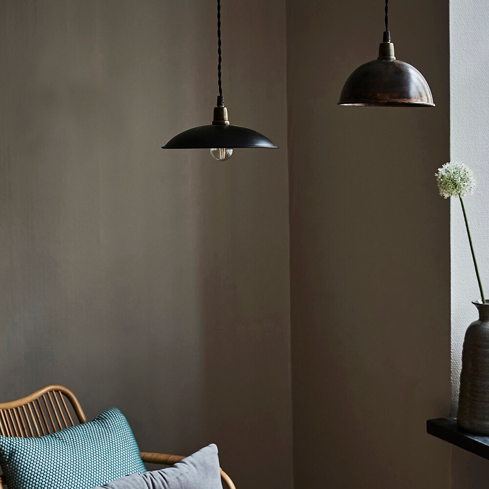 Taklampa Pelle Vintage Brun