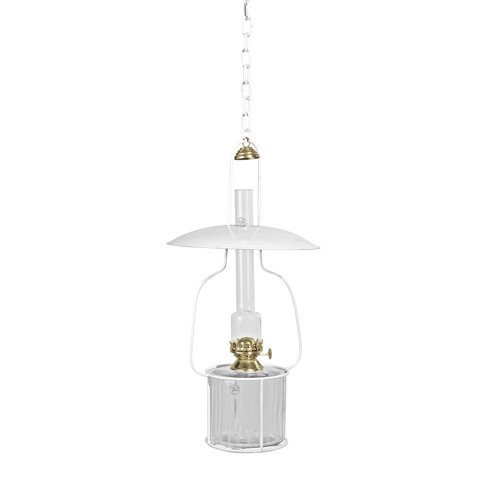 Hängande Fotogenlampa Vit/Mässing