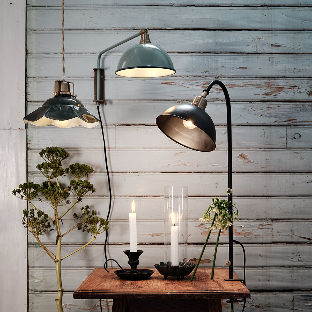 Bordslampa Pelle Svart/Mässing