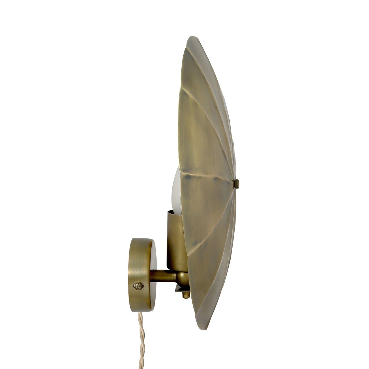Vägglampa Edgar Antik Mässing