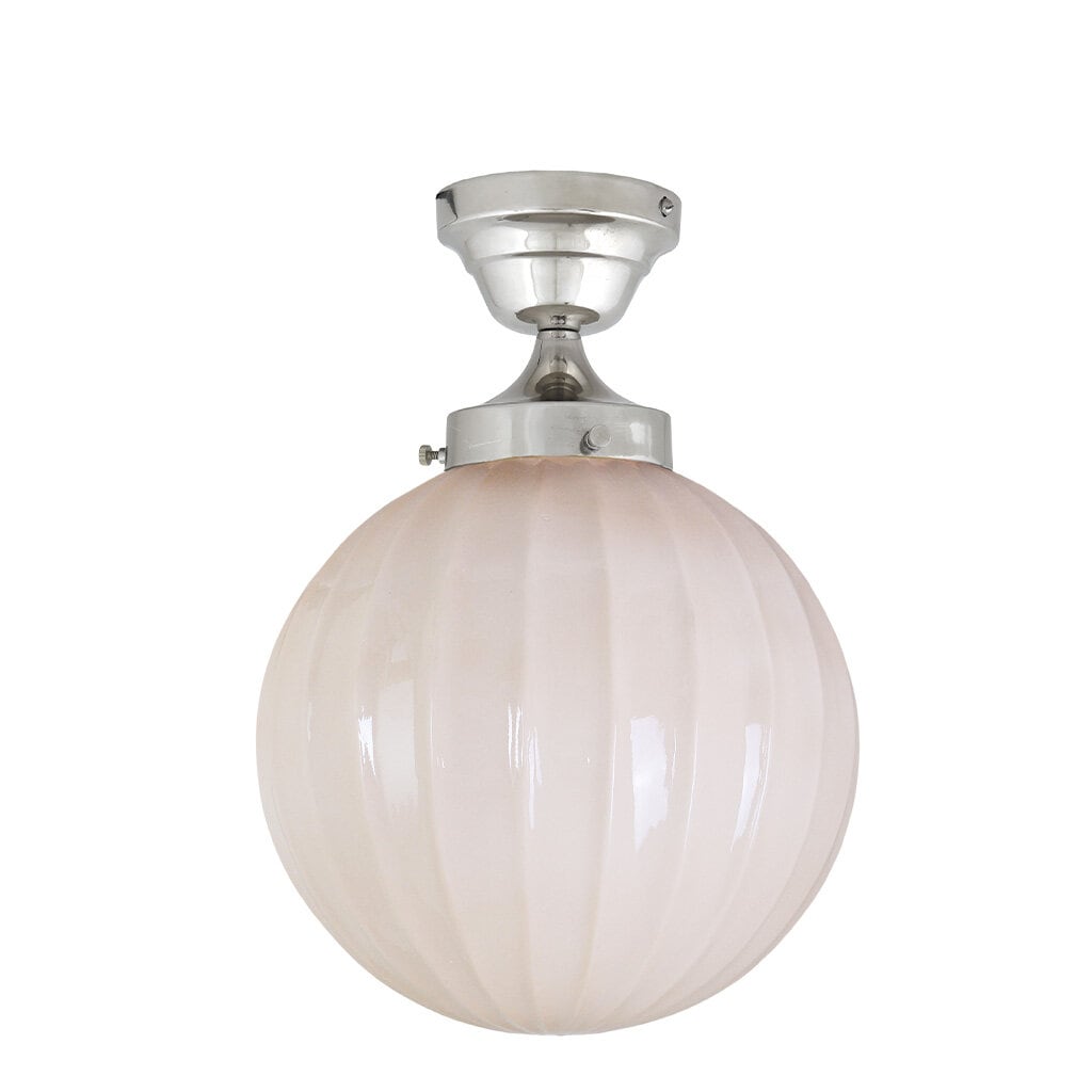 Taklampa Marit Nickel/Opal Beige Stor