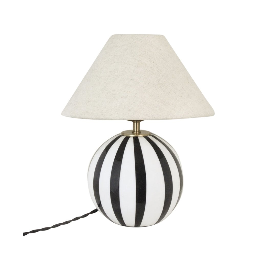 Lampfot Alba Opal Svart/Vit