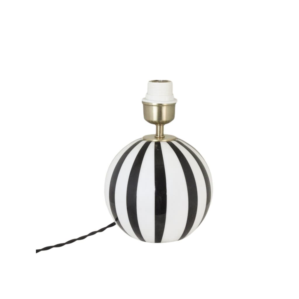 Lampfot Alba Opal Svart/Vit