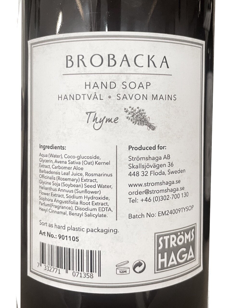 Handtvål Brobacka Timjan